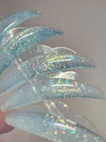 BLACKWINGS 5 par Musujący Przezroczyste Niebieski Podnoszenie Rzęsy Dla Używać , Keratyna Rzęsy Silikon Z Połysk Lśniący , Również Zawierający Rzęsy Podnoszenie Kij I Kręcenie Spinacz Komplety Biżuterii , Bicz Podnoszenie Narzędzia Dla Kosmetyki (Makijaż) &