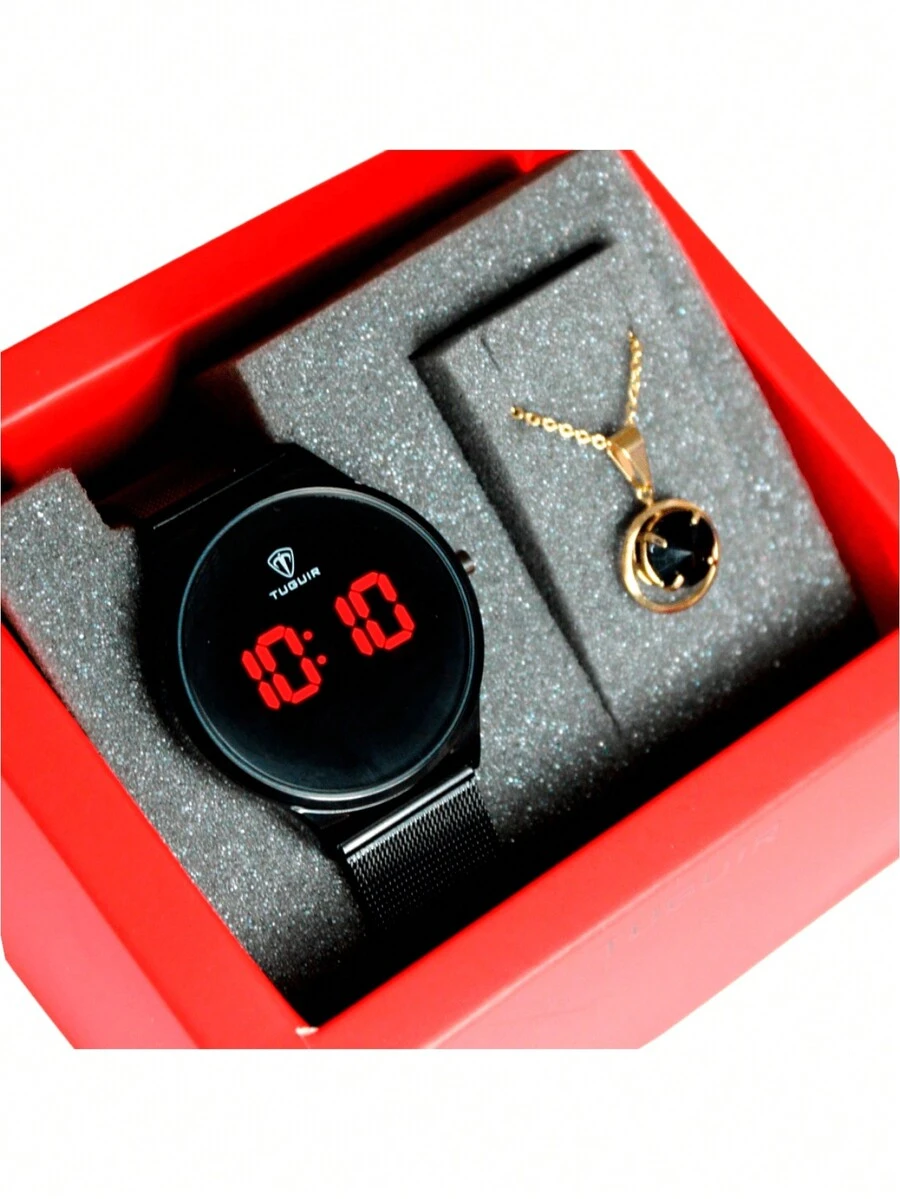 Women'S Digital Watches - 黑色 - 查看 1