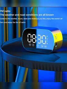 Reloj y bocina pequeño inalambrico Bluetooth - Multicolor - Ver 8
