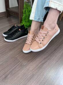 Women Wedge Sneakers - Rosa Oxidada - Ver 4
