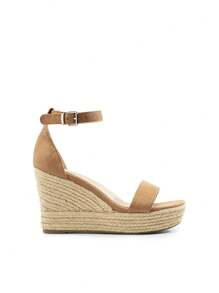 Women's Espadrilles Wedge Sandals Open Toe Comfortable Adjustable Ankle Strap 3.6 Inch Suitable For Vocation Walking Beach Dressy Summer  Platform Sandals Shoes - Màu Khaki - Xem 10