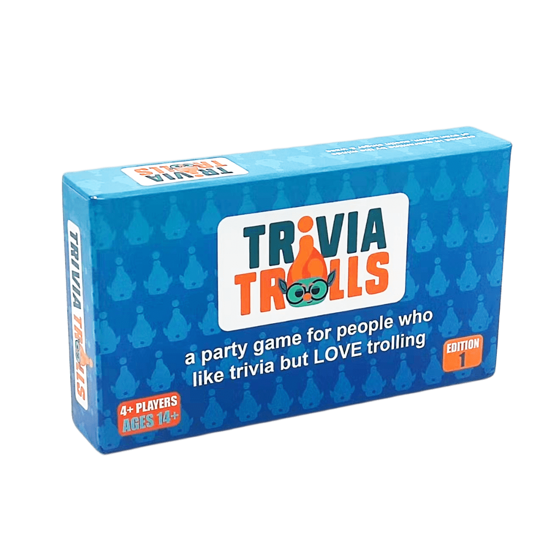 Trivia Trolls Card Game, Board Game, Tabletop Game, Playing Cards Game, Interactive Game, Arabic