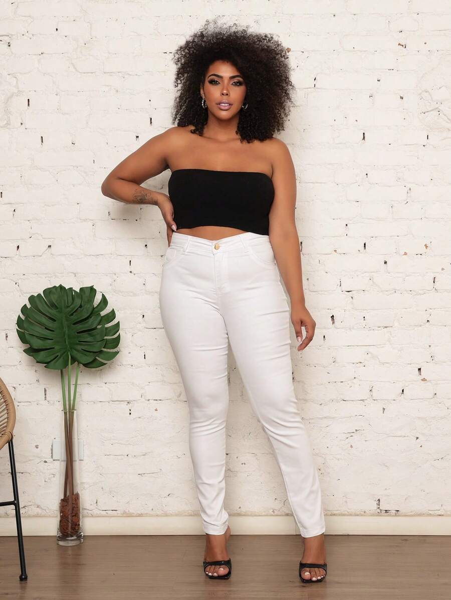 Women Jeans - trắng - Xem 1