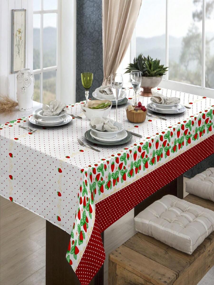 Tablecloths - Strawberries - View 1