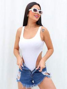 Women Bodysuits - Blanco - Ver 4