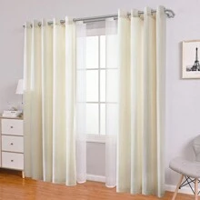 1pc Blackout Wrap Around Double Long Curtain Rods For Windows, 6/8 Inch Room Darkening Curtain Rod, Black\Silver\Gold - 古董銀 - 查看 5