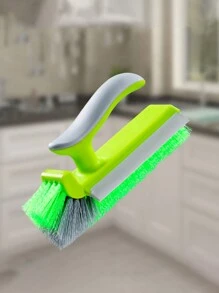 1 件装多功能手持清洁刷，适用于厕所、浴室、墙角缝隙刷；去除水渍、地板清洁、盲点除垢刷 - 彩色 - 查看 2