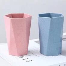 1 件套家用浴室漱口杯、牙刷杯、简约情侣漱口杯家居浴室装饰秋季装饰返校 - 彩色 - 查看 4