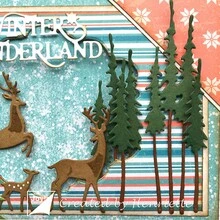 1件麋鹿裝飾金屬碳鋼紙藝凹凸壓模剪切模具,適用於diy賀卡製作、剪貼簿手工剪切模具 - 銀色A - 查看 4