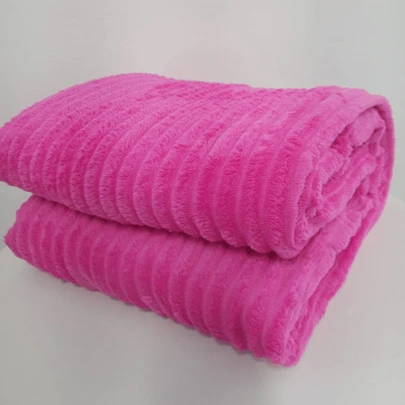COBERTOR MANTA SOFT CASAL CANELADA ALTO RELEVO - EXTRA MACIA 2,00 x 1,80m