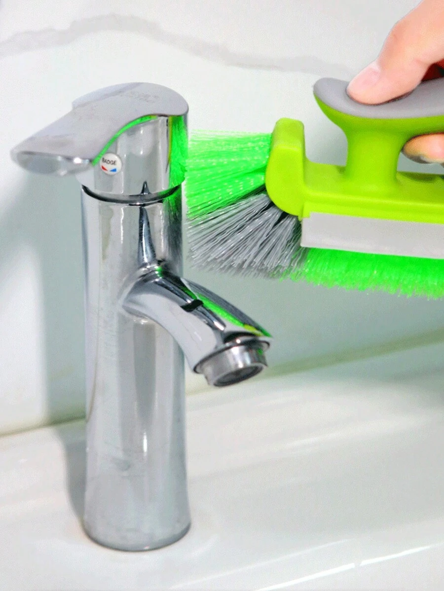 1 件装多功能手持清洁刷，适用于厕所、浴室、墙角缝隙刷；去除水渍、地板清洁、盲点除垢刷 - 彩色 - 查看 1