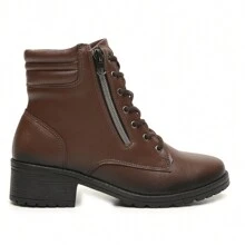 Women Ankle Boots & Booties - Rỉ Nâu - Xem 5