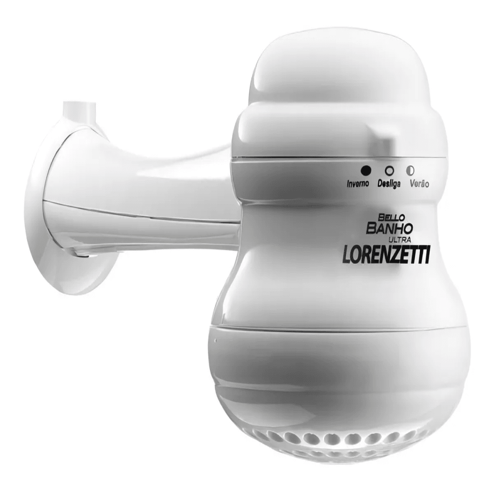Chuveiro Loren Bello 03 Temperaturas c/ Cano Ultra 127v 5500w Lorenzetti - Branco