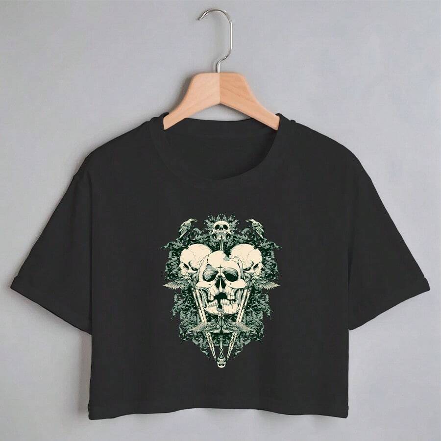 Women T-Shirts - màu đen - Xem 1