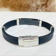 KYQ Stainless Steel BRACELET - STEEL BRACELET WITH RUBBER - View 4