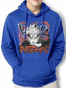 Men Hoodies - Xanh đậm - Xem 1
