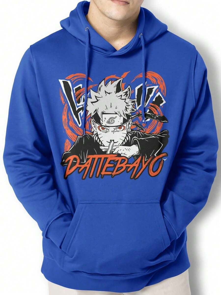 Men Hoodies - Xanh đậm - Xem 1