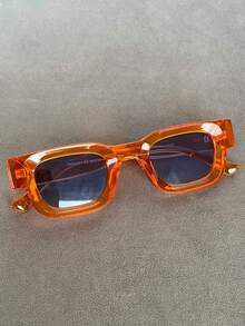 Gafas De Sol Vintage Para Hombres - Naranja - Ver 2