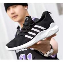 Size 42 Tenis Para Hombre Excelente Calidad Zapatillas Transpirables - Negro - Ver 6