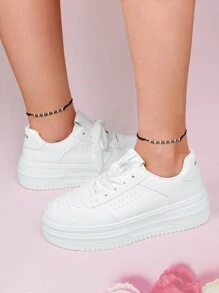 2pcs Fashion Beaded Decor Black Rope Adjustable Anklet Matching Couple Best Friend Foot Jewelry