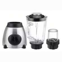 Licuadora de 400 watts con Vaso de Cristal Capacidad de 1.5L con un Vaso Mini - Negro - Ver 5