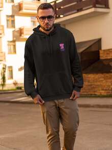 Men Hoodies - màu đen - Xem 1