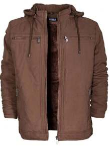 Men Shackets - Rust Brown - View 1