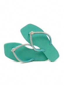 Women Flip-Flops - 綠水鑽 - 查看 2