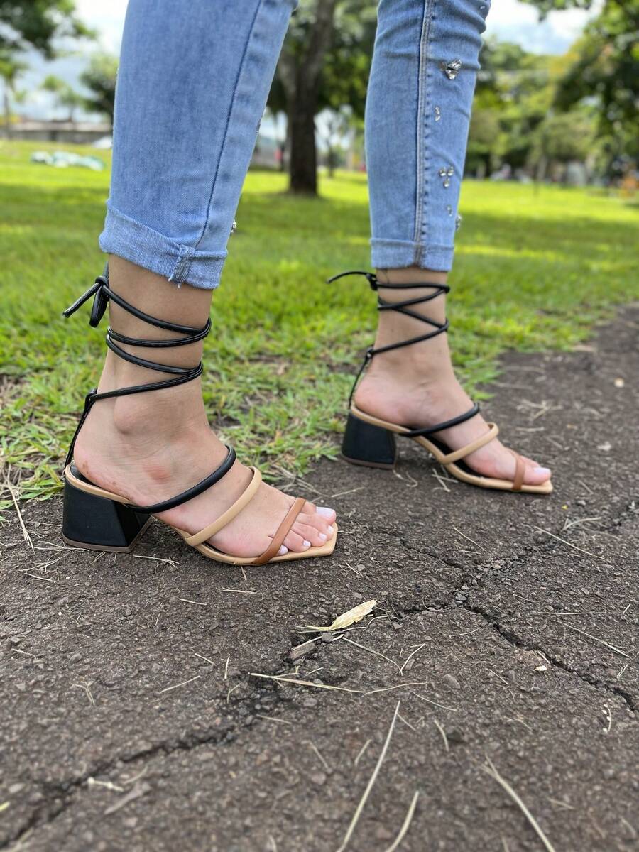 Women Heeled Sandals - 駝色 - 查看 1
