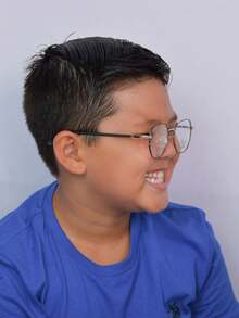 Kids Eyeglasses - Màu xanh lam - Xem 2