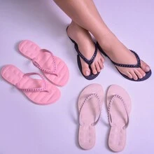 Women Flip-Flops - Màu be - Xem 3