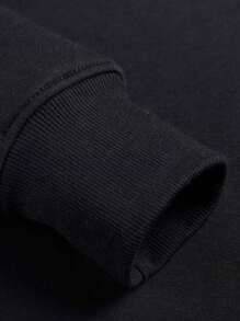 Men Hoodies - 中紫紅色 - 查看 4