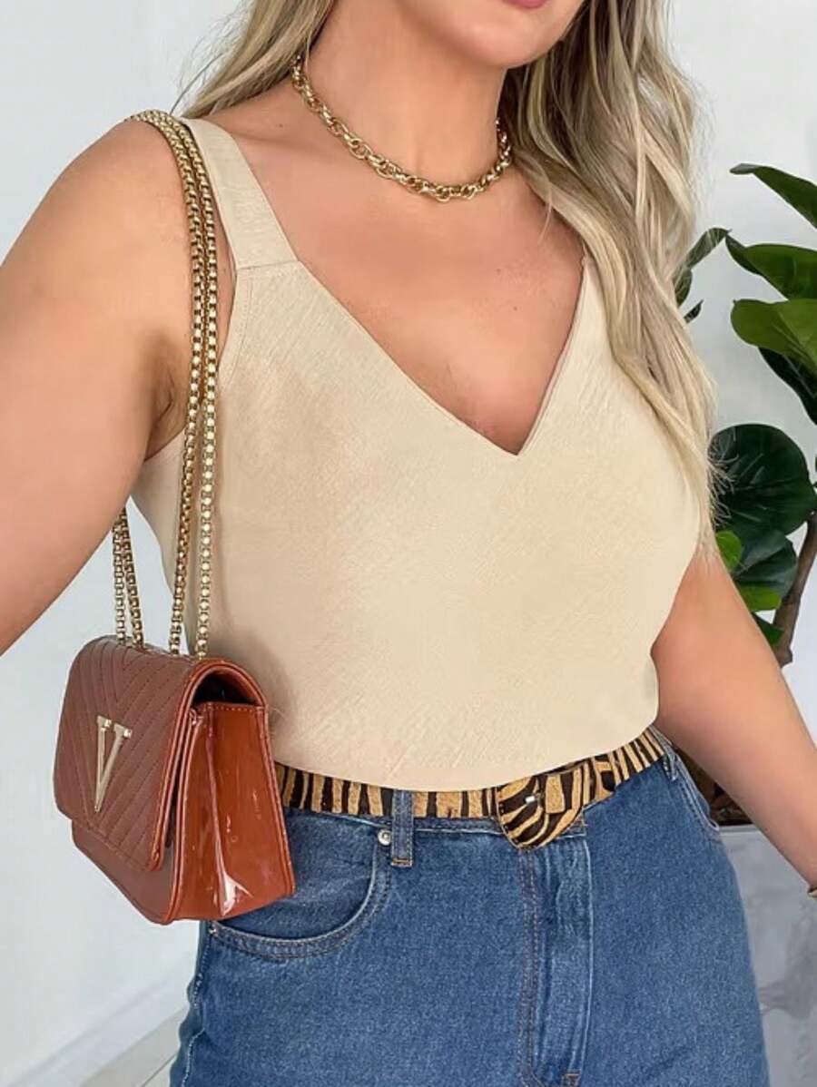 Women Tops - Beige - View 1