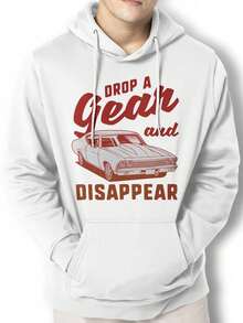 Men Hoodies - 白色 - 查看 1