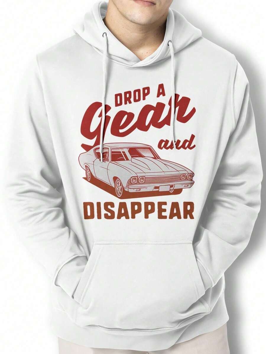 Men Hoodies - 白色 - 查看 1