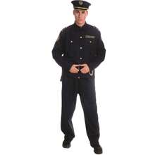 Police Costume - Navy Blue - View 1