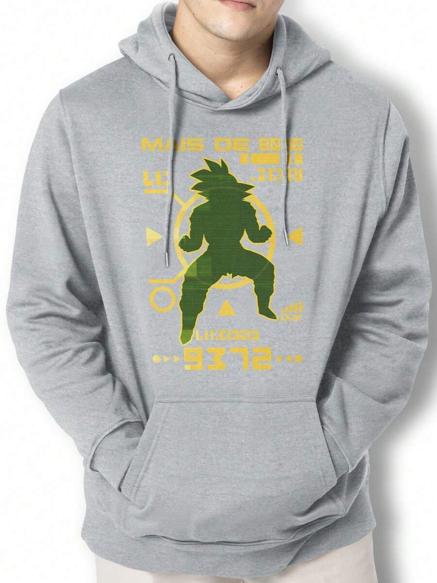 Men Hoodies - 淺灰色 - 查看 1