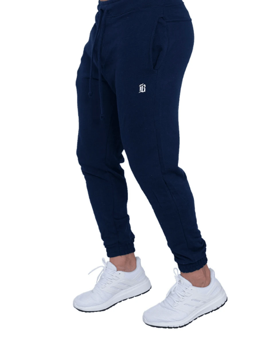 Men Sweatpants - Bleu marine - Voir 1