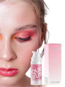 Rubor liquido rosa suave, de facil aplicación y larga duracion - Al Azar - Ver 2