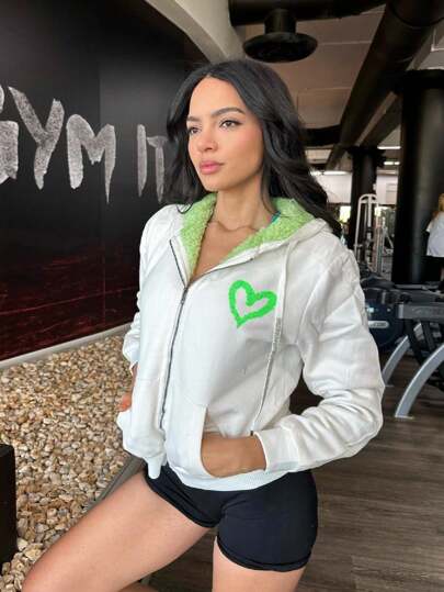 OK@Y ropa sudadera de borreguido con capucha