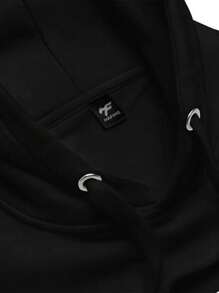 Men Hoodies - 紫紅色 - 查看 2