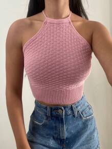 Women Tops - Màu Hồng baby - Xem 2