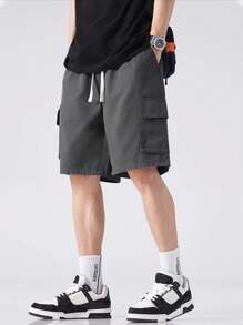 Men Shorts - Màu xám đen - Xem 2