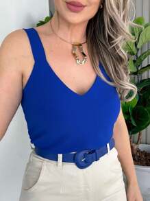 Women Tops - Royal Blue - View 1