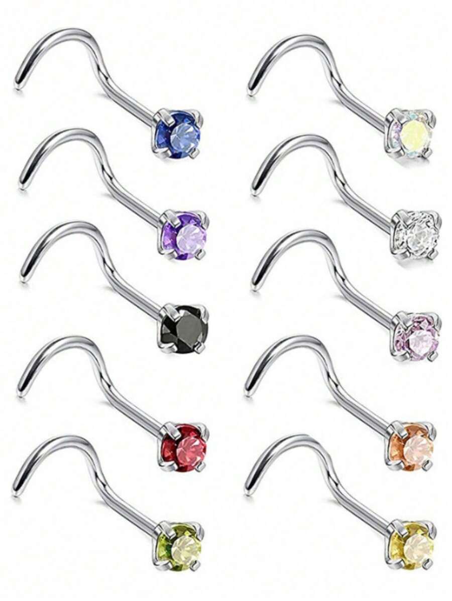 Nose Ring - Nhiều màu - Xem 1