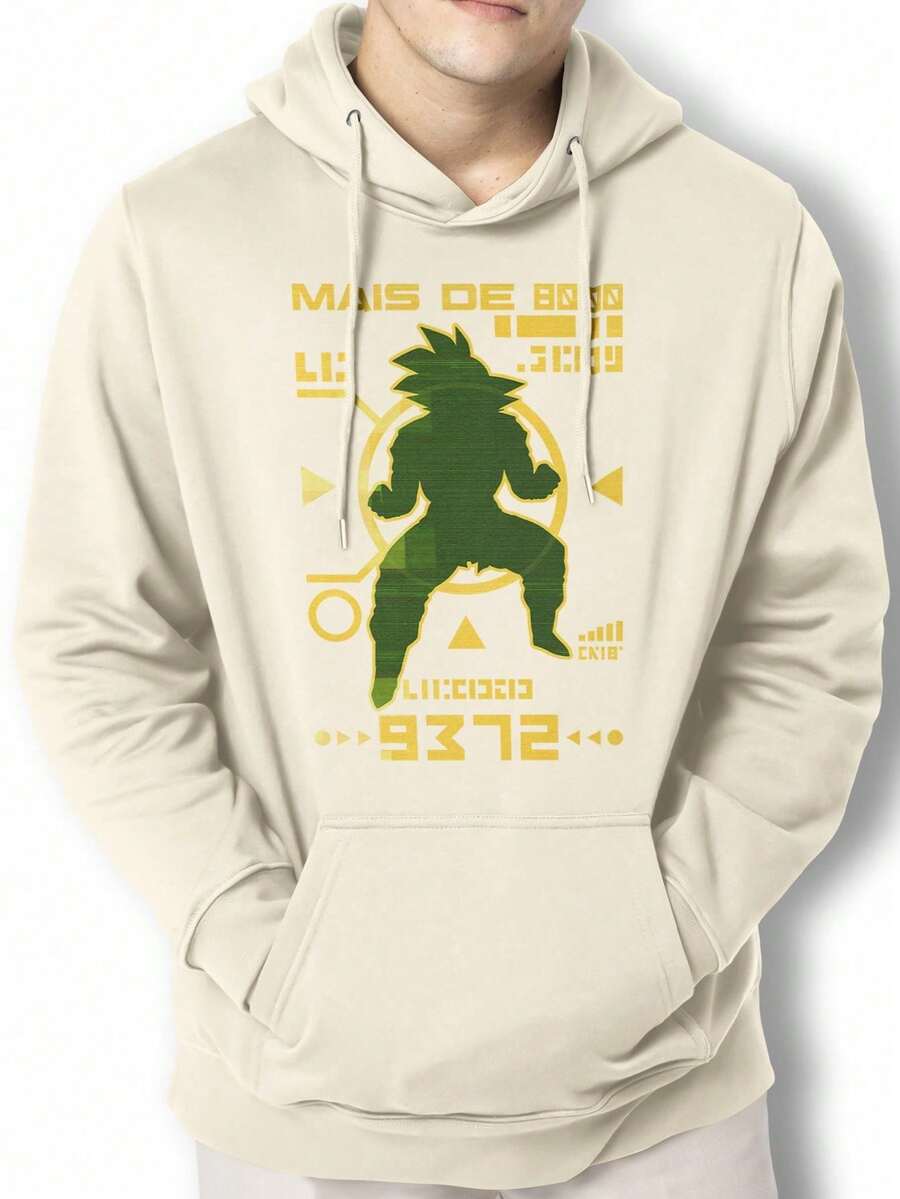 Men Hoodies - Màu be - Xem 1
