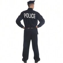 Police Costume - Navy Blue - View 2