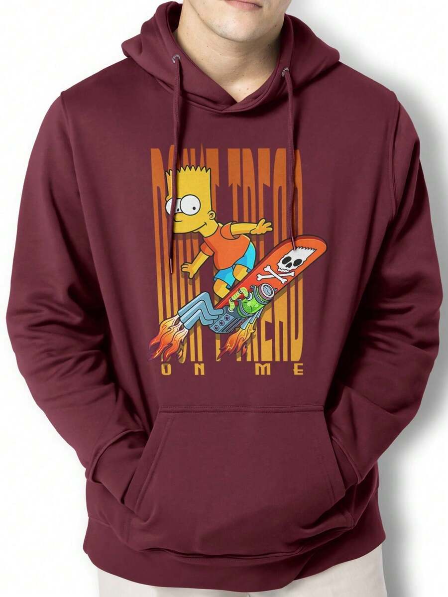 Men Hoodies - Màu Tím - Xem 1