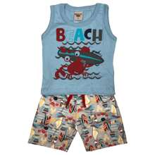 Kit 4 Pieces Of Children's Clothing BOY Or GIRL = 2 Assorted Sets - 藍色 - 查看 7