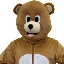Bear Mascot Costume For Adults - Brown - View 2